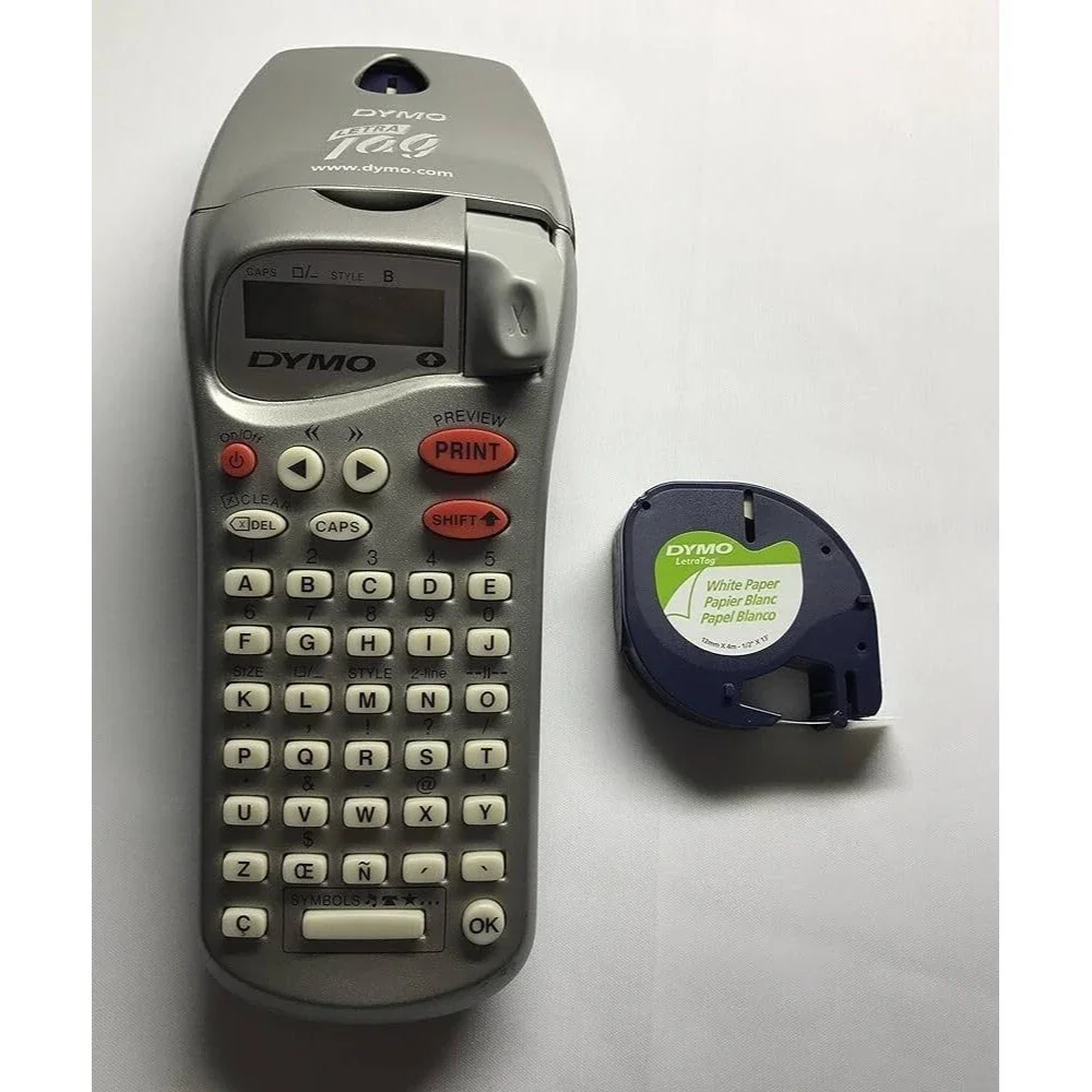 DYMO LetraTag Personal Label Maker 11944 Silver